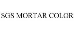 SGS MORTAR COLOR