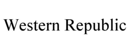 WESTERN REPUBLIC