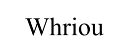 WHRIOU