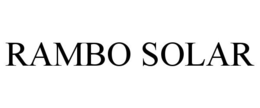 RAMBO SOLAR