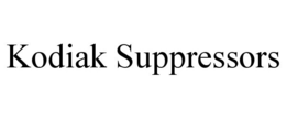 KODIAK SUPPRESSORS