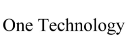 ONE TECHNOLOGY