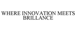WHERE INNOVATION MEETS BRILLANCE