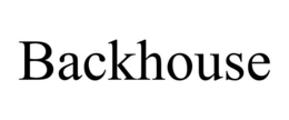 BACKHOUSE