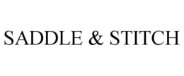 SADDLE & STITCH