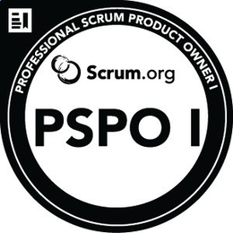 PROFESSIONAL SCRUM PRODUCT OWNER I SCRUM.ORG PSPO I