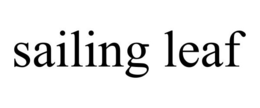 SAILING LEAF