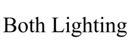BOTH LIGHTING