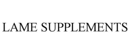 LAME SUPPLEMENTS
