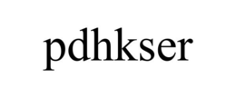 PDHKSER