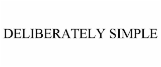 DELIBERATELY SIMPLE
