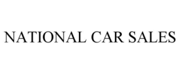 NATIONAL CAR SALES