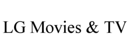LG MOVIES & TV