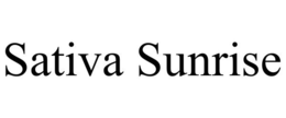 SATIVA SUNRISE