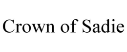 CROWN OF SADIE