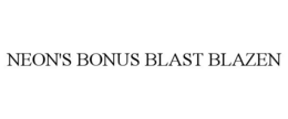 NEON'S BONUS BLAST BLAZEN