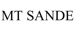 MT SANDE