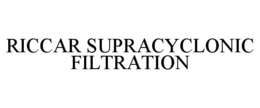 RICCAR SUPRACYCLONIC FILTRATION