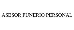 ASESOR FUNERIO PERSONAL