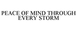PEACE OF MIND THROUGH EVERY STORM