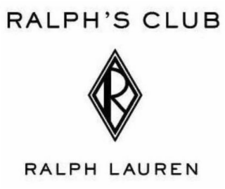 R RALPH'S CLUB RALPH LAUREN