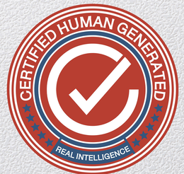 CERTIFIED HUMAN GENERATED REAL INTELLIGENCE