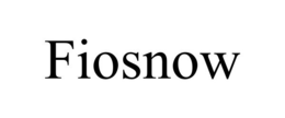 FIOSNOW