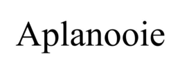 APLANOOIE
