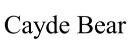 CAYDE BEAR