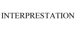 INTERPRESTATION