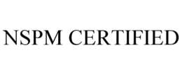 NSPM CERTIFIED