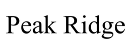 PEAK RIDGE