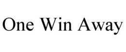 ONE WIN AWAY