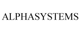 ALPHASYSTEMS