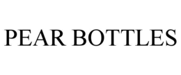 PEAR BOTTLES