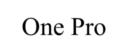 ONE PRO