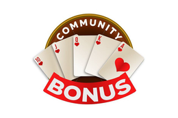COMMUNITY BONUS 10 J Q K A