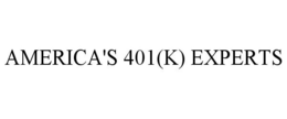 AMERICA'S 401(K) EXPERTS
