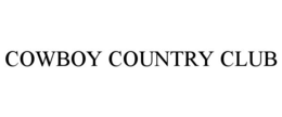 COWBOY COUNTRY CLUB