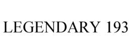LEGENDARY 193