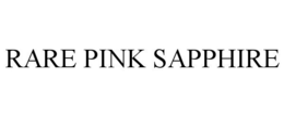 RARE PINK SAPPHIRE