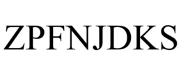 ZPFNJDKS