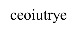 CEOIUTRYE