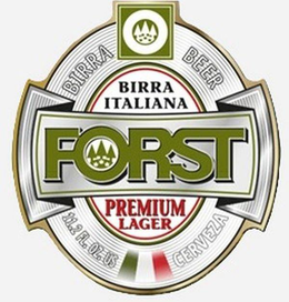 FORST BIRRA ITALIANA PREMIUM LAGER BIRRA BEER CERVEZA 11.2 FL. OZ. US