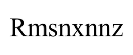 RMSNXNNZ