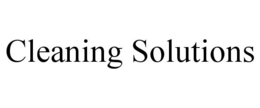 CLEANING SOLUTIONS