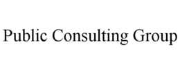 PUBLIC CONSULTING GROUP