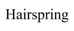 HAIRSPRING