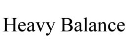 HEAVY BALANCE