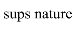 SUPS NATURE